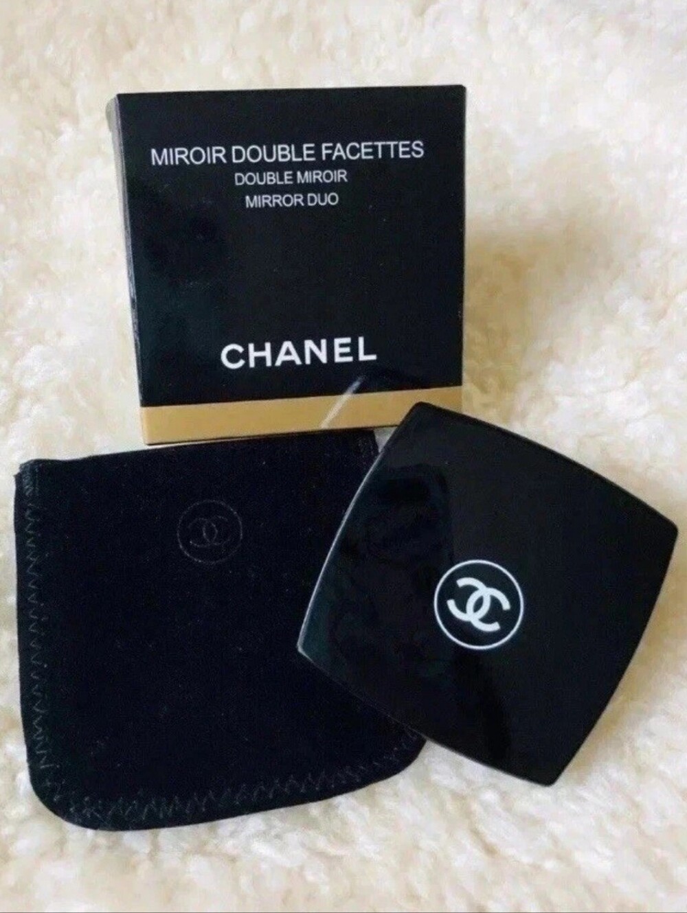 CHANEL Double Facettes Double Mirror - Black & White